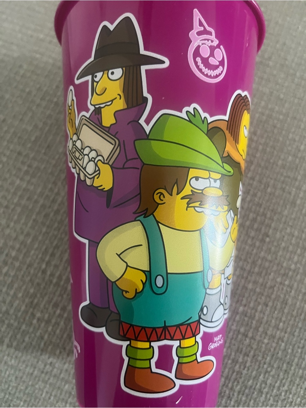 Jack in the Box Simpsons glow in the dark cup - Picture 4 of 5